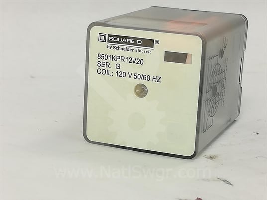 Square d, 8501kpr12v20, 120vac control relay y new 018-160 - Image 5