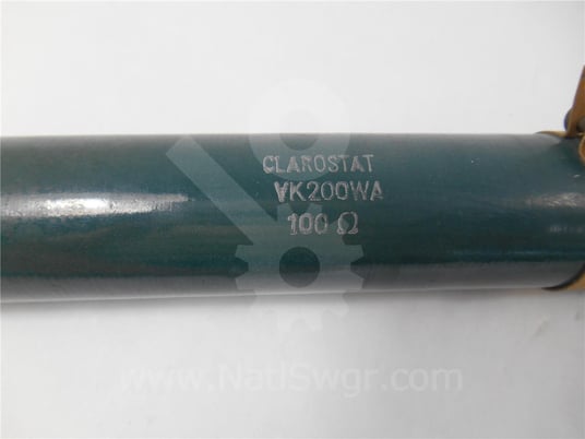 Clarostat, vk200wa100, 100 ohm adjustable resistor surplus013-202 - Image 3
