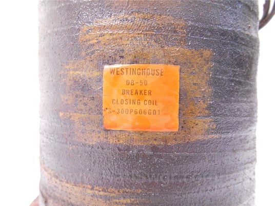 Westinghouse, s-300p606g01, 125vdc close coil surplus011-632 - Image 2