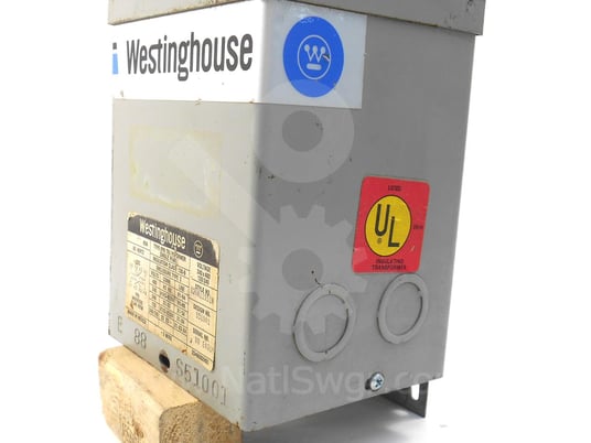 Westinghouse, s20n11s51n, 4:1 type epb transformer .5kva surplus012-011 - Image 4