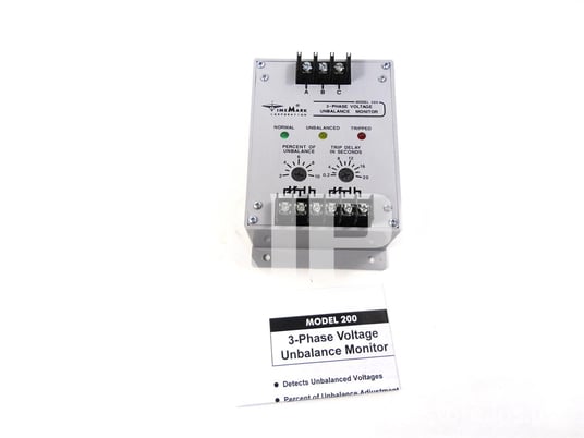 Time mark, a200, model a200 voltage unbalance relay new 015-278 - Image 1