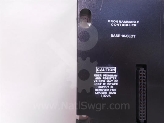 General electric, ic693chs391n, fanuc 10 slot expansion remote baseplate surplus014-908 - Image 2