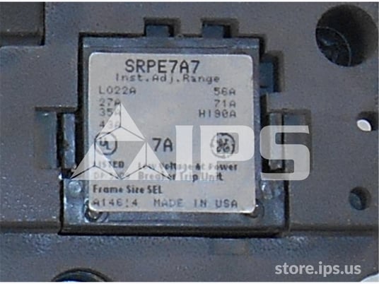 7a, general electric, srpe7a7, rating plug 7a ct surplus011-039 - Image 1