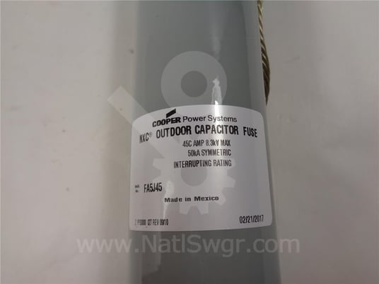 Mcgraw-Edison, fa5j45, nxc outdoor capacitor fuse new 016-487 - Image 5