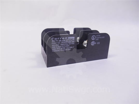Shawmut 30a fuse holder surplus013-498 - Image 2