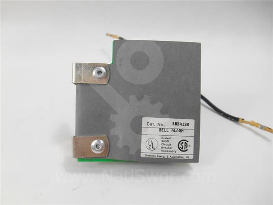 Siemens-Allis, sbba120, 120vac electronic bell alarm assembly 1no/1nc surplus017-842 - Image 1