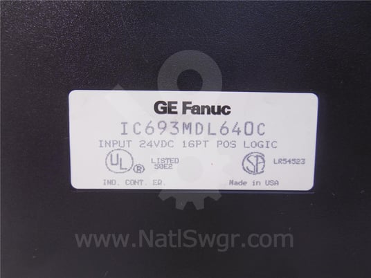 General electric, ic693mdl640c, fanuc 24vdc positive logic module surplus014-663 - Image 3