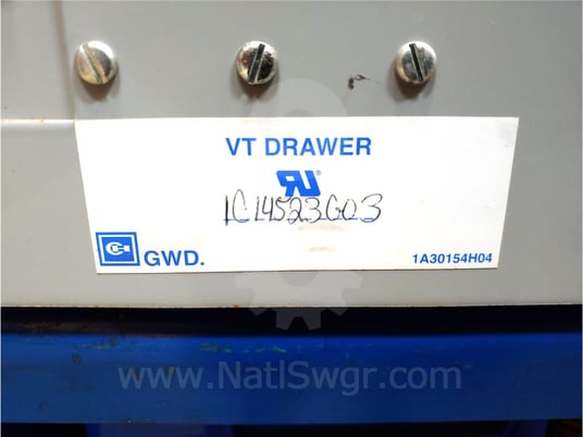 Cutler-hammer, 1c14523g03, voltage transformer drawer assembly surplus019-375 - Image 7
