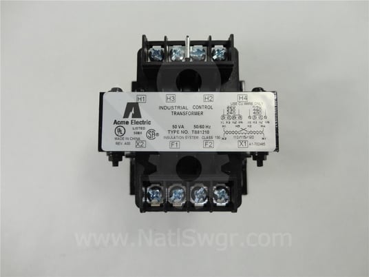 Acme, tb81210, 4:1 control power transformer 50va new 013-164 - Image 2