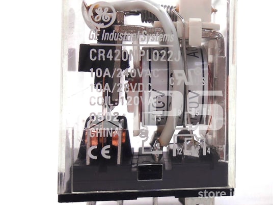 GE 120 Volts AC Control Relay General Purpose - Image 1