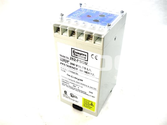 Crompton phase balance relay with under voltage new 015-354 - Image 1