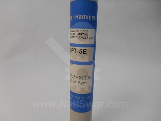 Westinghouse / Cutler Hammer 5e, cutler-hammer, 7186a29g06, power fuse 5.5kv surplus012-651 - Image 2