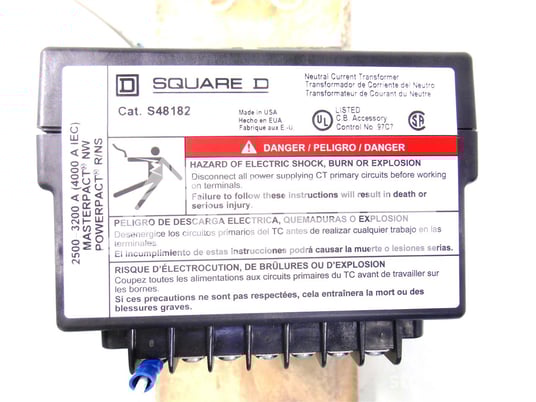 2500-3200 Amps Square D Neutral Current Transformer Unused Surplus For Masterpact Nw - Image 1