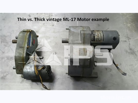GE 240 Volts AC / 250 Volts DC Charge Motor Thick Gearbox Version For Vb With Ml-17 Mechanism Model 0, 1, 2 - Image 1