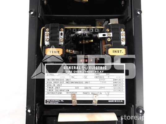 GE Iac Time Over Current Relay Toc 4-12a, Ioc 20-80 Amps - Image 2