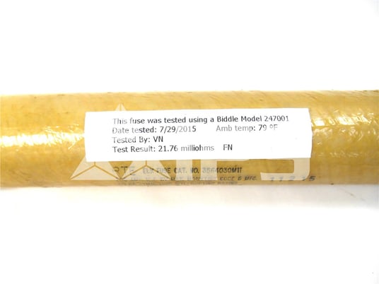300 Amps Rte Elx Power Fuse 15.5 KV 50k Amps - Image 1