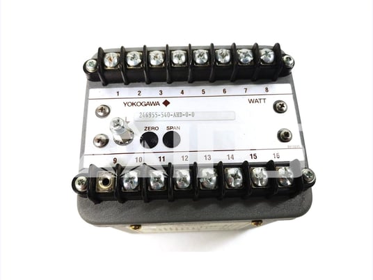Yokogawa 2469 Juxta AC Watt Transducer 120 Volts AC 5 Amps Input, 4-20m Amps DC Output, Three Phase Four Wire - Image 3