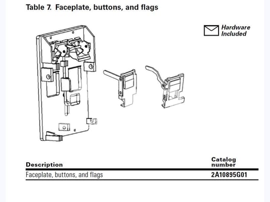 Ch Faceplate Assembly With Buttons And Flags Unused Surplus For Mds / Mdn - Image 4