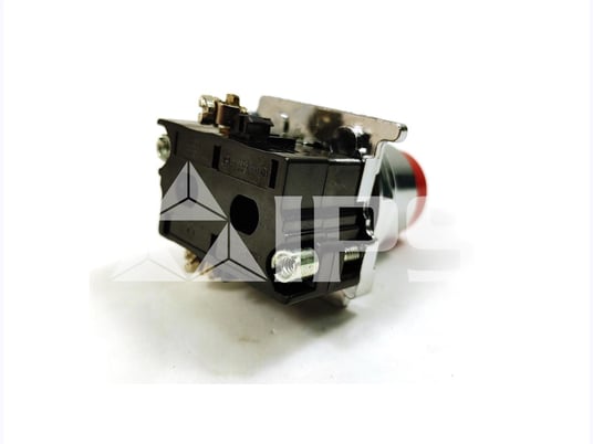 Ch 30.5mm Momentary Push Button Assembly Red Extended, 1 No - Image 4