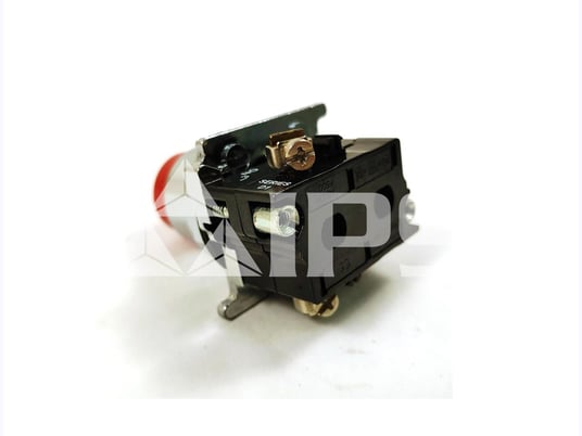 Ch 30.5mm Momentary Push Button Assembly Red Extended, 1 No - Image 5