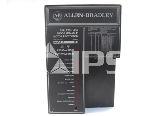 Allen Bradley Bulletin 1406 Programmable Motor Protector 120vac, Series B - Image 1