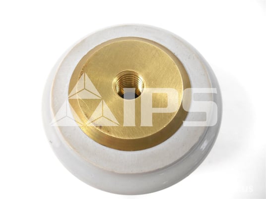 Eger Indoor Porcelin Stand Off Insulator 5 KV Bil 60kv, 1/2-13 X 28mm Deep, 2.625 Inch - Image 2