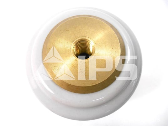 Eger Indoor Porcelin Stand Off Insulator 5 KV Bil 60kv, 1/2-13 X 28mm Deep, 2.625 Inch - Image 3