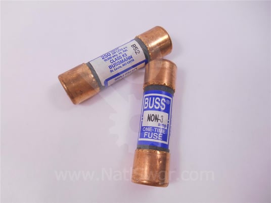 3 Amps Bussmann Current Limiting Fuse Class K5 - Image 1