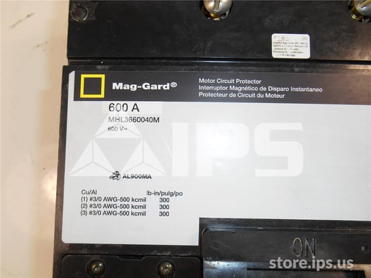 Square D Mhl Mccb 600at - Image 2