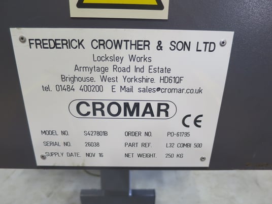 Cromar #L32 ComBi 500 Swarf chip conveyor, 2016 - Image 5