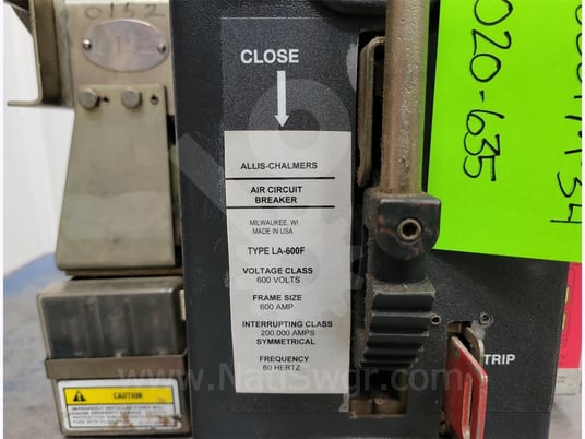 600 Amps AC La-600f Mo/do AC Pro Qt Lsig, 600 Amps Ct, 800 Amps Fuse - Image 6