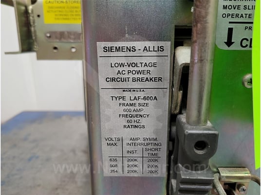 600 Amps Sa Laf-600a Mo/do AC Pro Ii Lsig, 600 Amps Ct, 800 Amps Fuse - Image 7