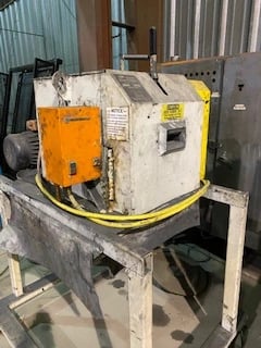 Sweed #515AB-3, scrap chopper, 3 HP 240/460 V., on rollers, S/N 91-2258 - Image 3
