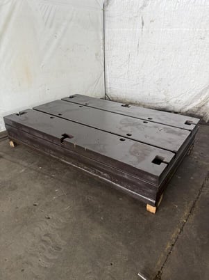 60" x 90" x 14", T-slotted Floor Plate, Stock # 0632121 - Image 1