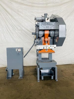 60 Ton, Federal/Precision Industries, OBI Press, 3" stroke, 200 SPM, air clutch, 1996, Stock # 0635721 - Image 1