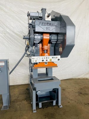 60 Ton, Federal/Precision Industries, OBI Press, 3" stroke, 200 SPM, air clutch, 1996, Stock # 0635721 - Image 2