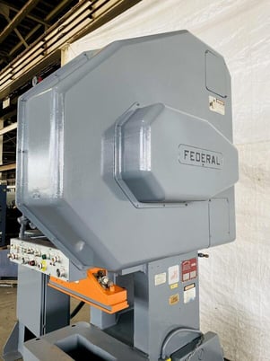60 Ton, Federal/Precision Industries, OBI Press, 3" stroke, 200 SPM, air clutch, 1996, Stock # 0635721 - Image 10