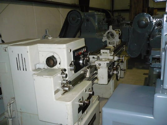 20" x 80" American #20, engine lathe, 12.5" swing over cross slide, 8-1/2" steady rest, coolant, 15 HP - Image 1