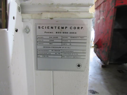 Scientemp Corp. #34-20B, chest freezer, 20 cu.ft., 32 to -29.2 Degrees Fahrenheit, R-404A refrigerant, 230 - Image 6