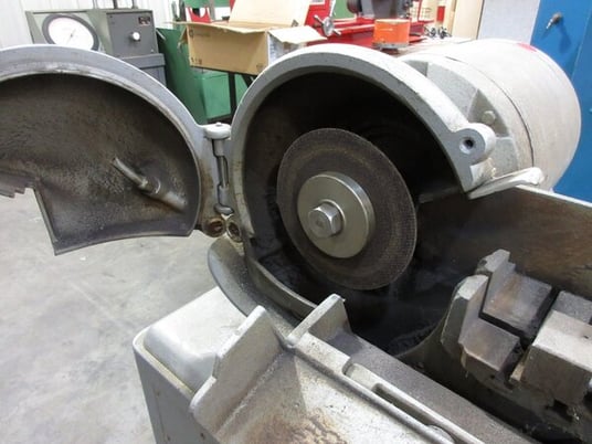 Buehler Specimen #10-1010, 230/460 V., 3-phase, extra holding vise, 5-extra diamond wheels, coolant, S/N - Image 3
