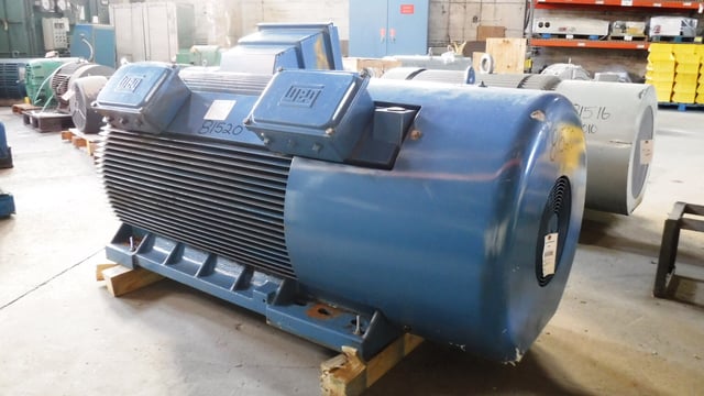 600 HP 1800 RPM Weg, Frame 5811, TEFC BB, 460 Volts, New Surplus - Image 1