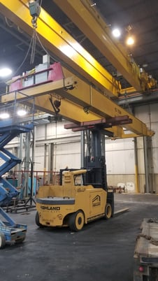 15 Ton, Detroit, 35' Span, 36' lift, radio, VFD All, 1997, 2010 controls #1899 - Image 6