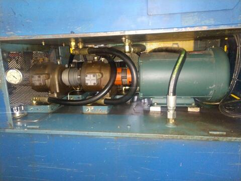 3" Eagle #I/O, hydraulic end forming machine, 10 HP, foot pedal - Image 7