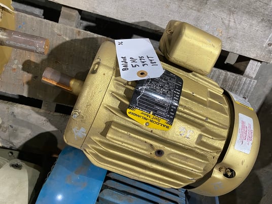 5 HP 3475 RPM Baldor, Frame 184T 208-230/460 Volts - Image 1