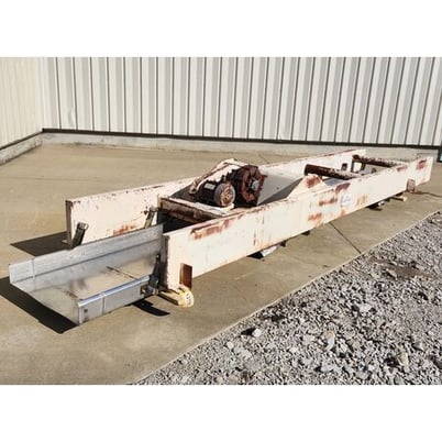 30" wide x 20' long, Key Technology #403449, Stainless Steel vibratory shaker conveyor, #12177 - Image 2