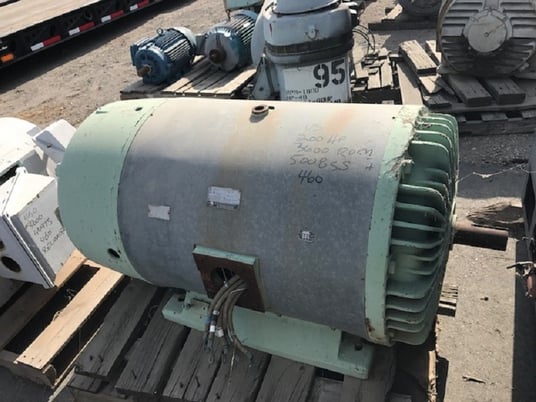 200 HP 3600 RPM U.S. Motors, Frame 5008SS, TEFC, new surplus, 460 Volts - Image 2