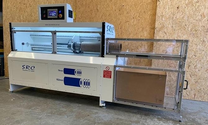 SRC Systems #CC24, core cutter, 94" core length, 3" & 6" core sizes, pneu chuck, new - Image 1