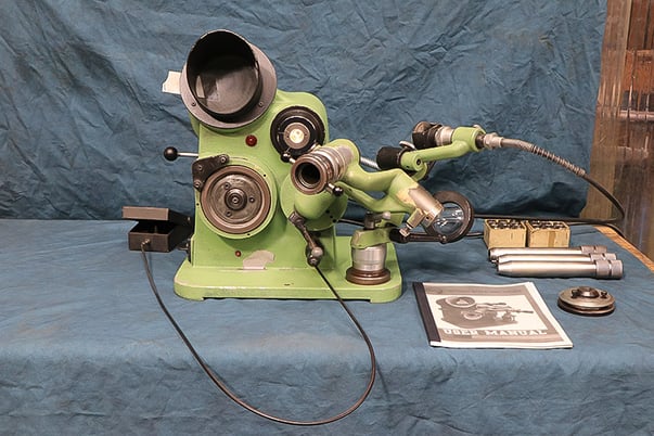 .0135" to 1" Optima, 1" diameter, universal optical scope, tooling drill grinder, 1990 - Image 1
