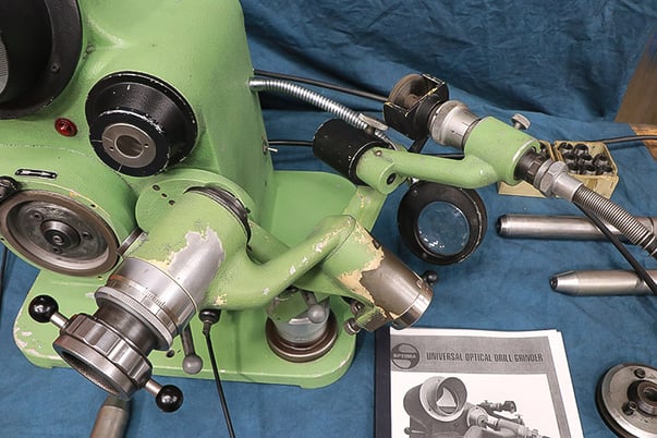 .0135" to 1" Optima, 1" diameter, universal optical scope, tooling drill grinder, 1990 - Image 6
