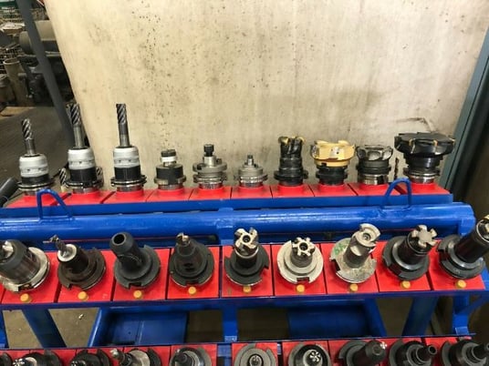 Sandvik Heavy Duty CNC CAT50 Tool Cart Holds 60 - Image 8